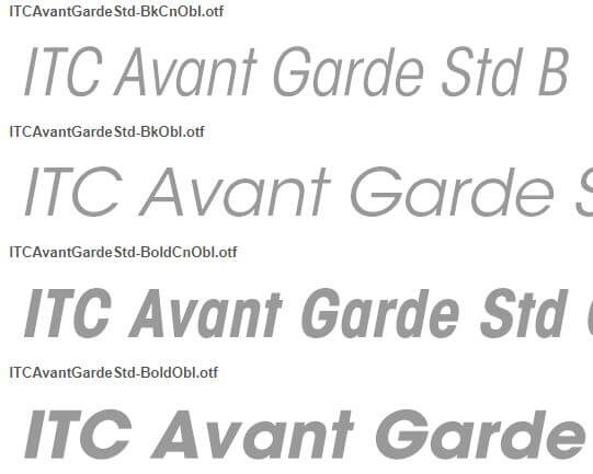 avant garde font download free mac